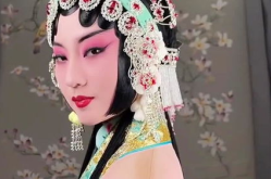 手绘京剧小姐姐图片,手绘小姐姐演绎国粹风采